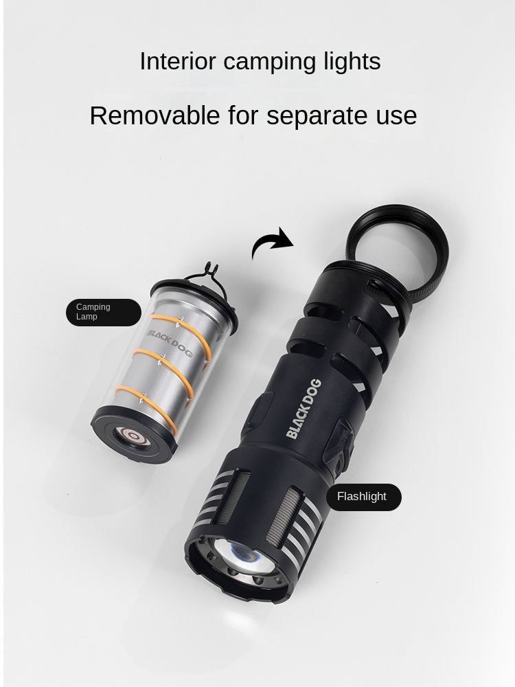 Blackdog ENTERNAL DAY Pocket Flashlight Portable Ultralight 2 in 1 Flashlight Lantern Detachable Atmosphere Lamp Waterproof LED Flash Light USB C Charging
