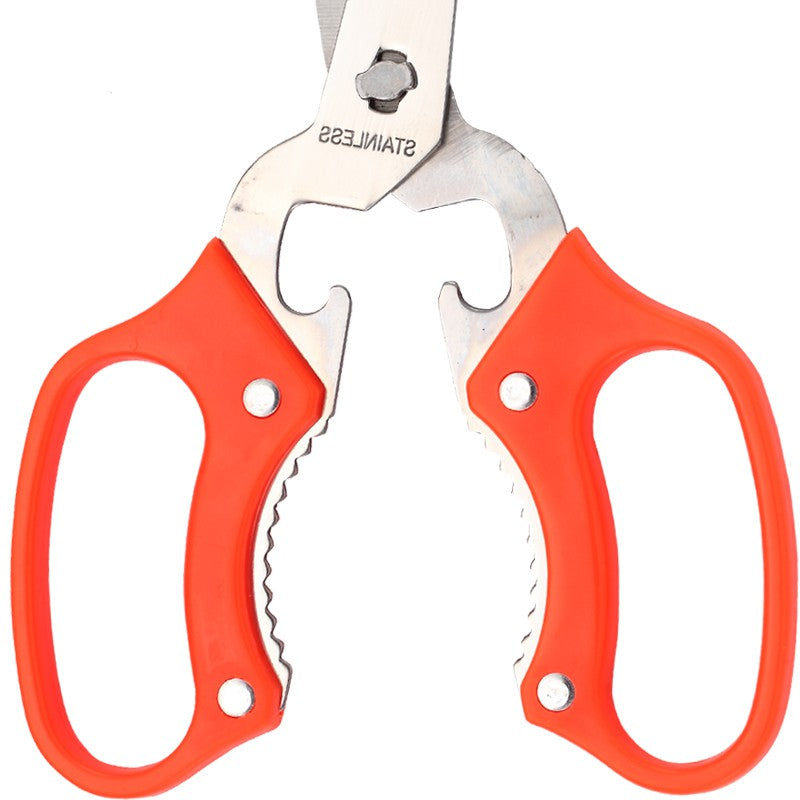 CAMPINGMOON Camping Kitchen Scissors Portable Lightweight Multi Functional Detachable Scissor Knife Bottle Can Opener Nut Cracker Fruit Peeler