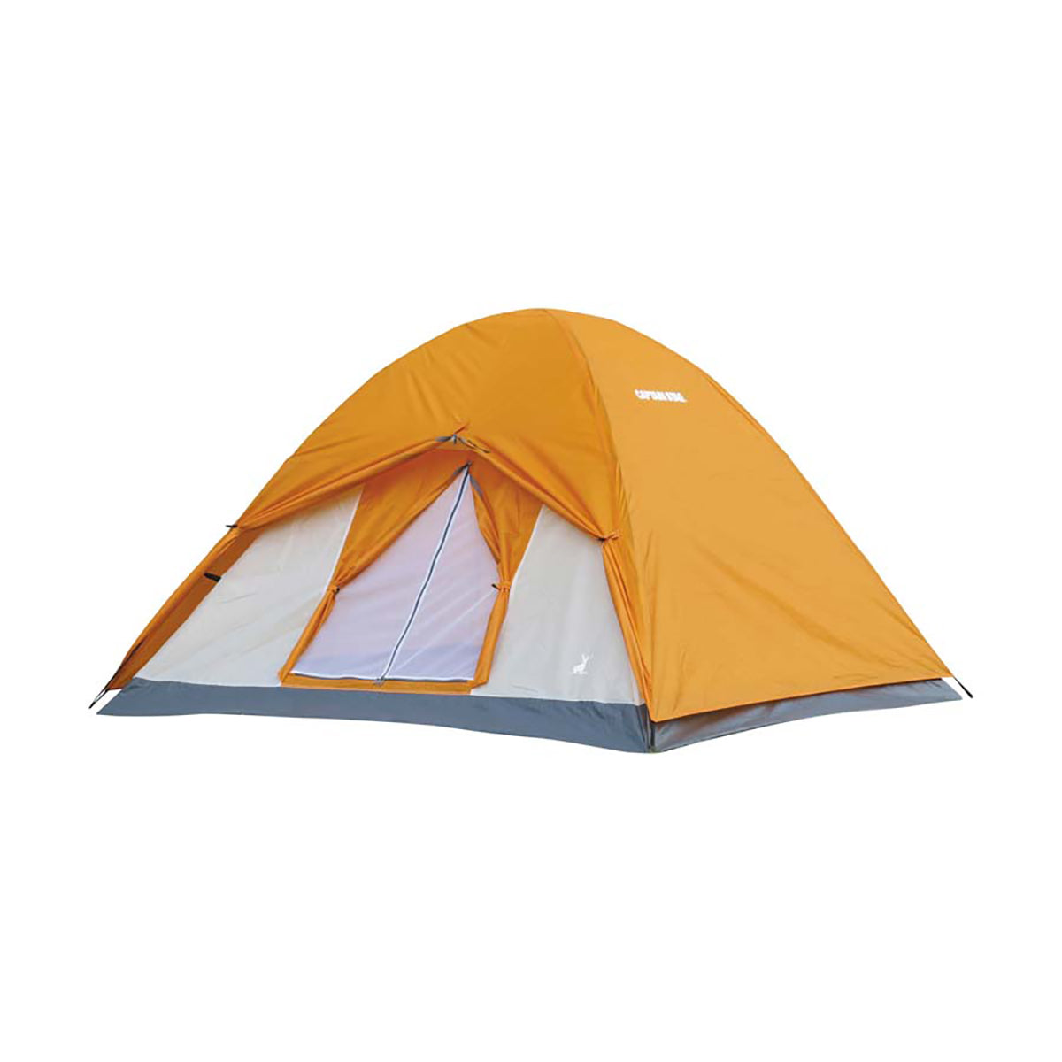CAPTAIN STAG Crescent Dome Tent Portable Ultralight 2-3 Persons Waterproof Sun Shelter X-Type Structure Fiber Glass Polyester Outdoor Camping