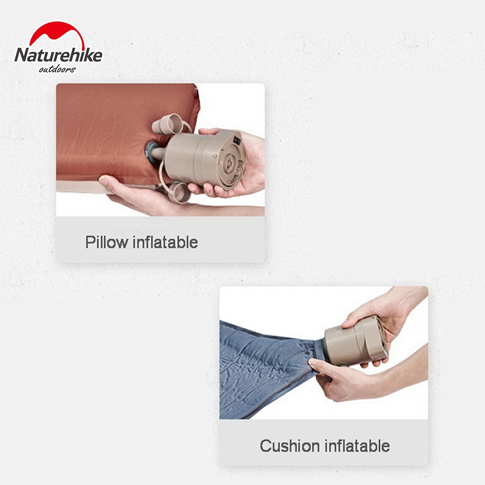 Naturehike Automatic Inflate Lazy Boy Sofa Bed Built-in Detachable Electric Air Pump 2000mAh USB Charging Camping Portable Inflatable Sleeping Air Bed