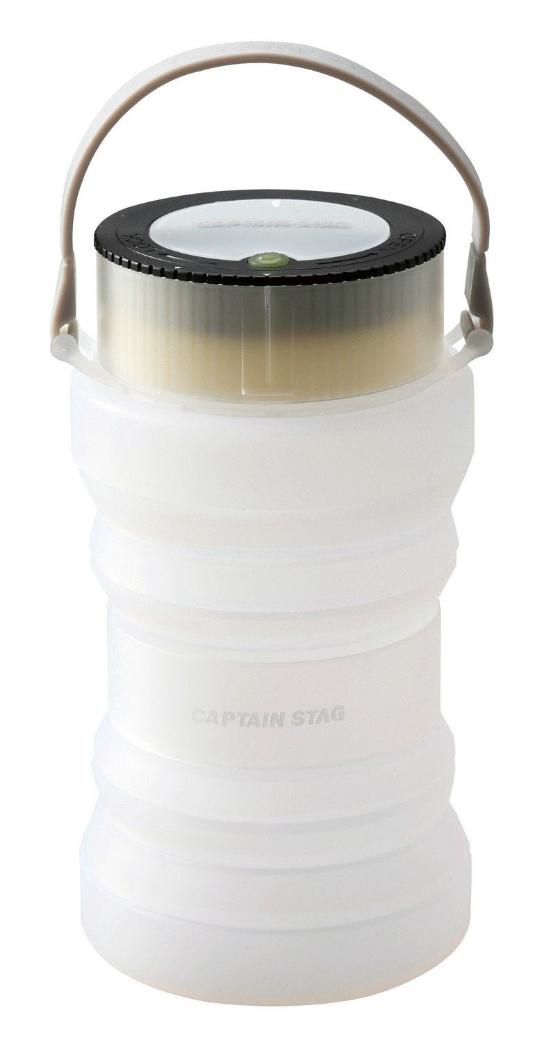 CAPTAIN STAG UK-4020 Floating LED Lantern Portable Foldable Camping Light Emergency Lamp Waterproof 3 AAA Battery-Powered Outdoor