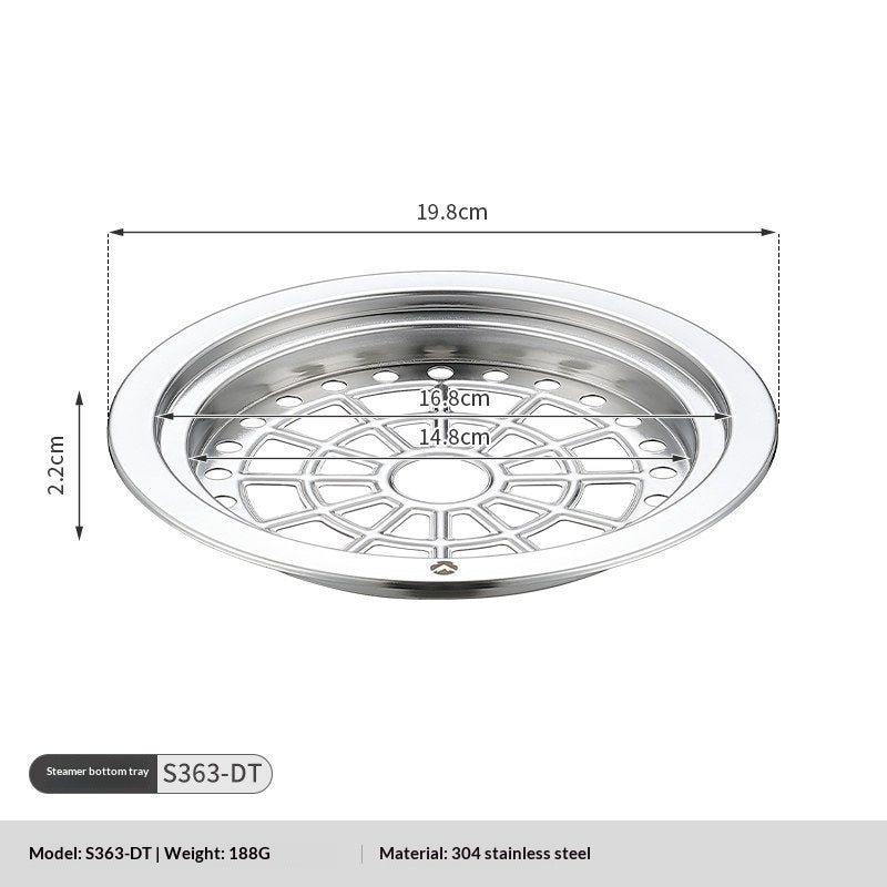 Campingmoon S363 Big Steamer Portable Lightweight 304 Stainless Steel Large Steamer Breakfast Steamer Outdoor Picnics Cooking Cookware Kitchenware