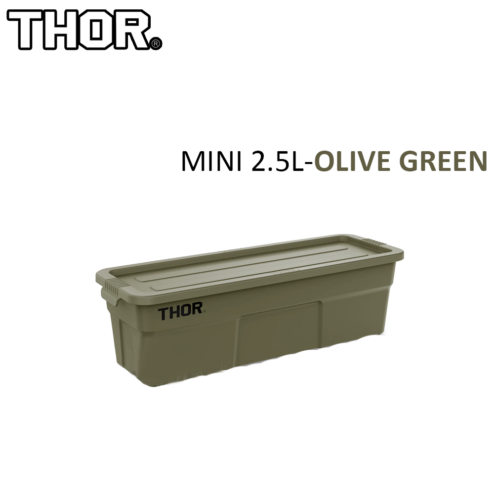 THOR ® Premium MINI 1L and LIMO 2.5L | 5L | 22L | 53L | 75L Stackable Storage Box with Lid Outdoor Rugged Plastic Boxes Wood Tabletop Stand Bracket