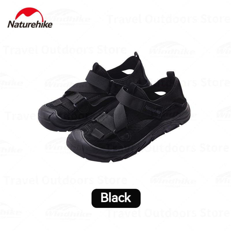 Naturehike Non-Slip River Tracing Shoes Men's Outdoor Portable Lightweight Breathable Mesh Summer Sandals Amphibious Wear-Resistant Wading Shoes
