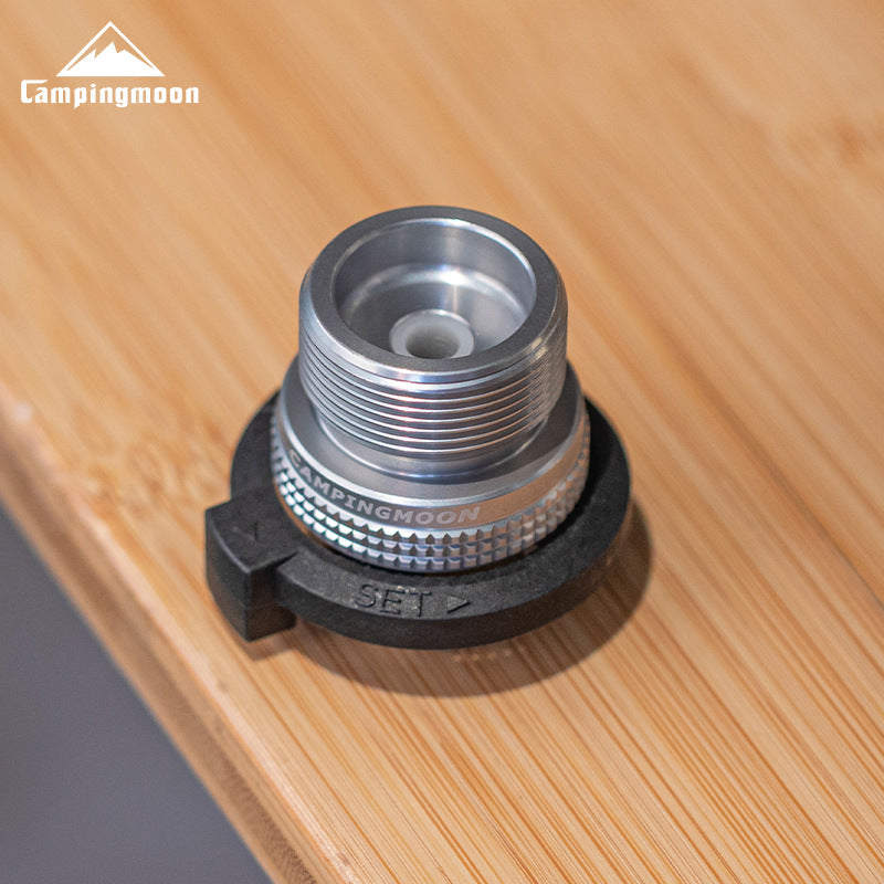 Campingmoon Z19 Propane To Standard Butane Converter Portable Connector Coleman Stove Torch Adapter To Nozzle Card Type Canister Fuel Adaptor