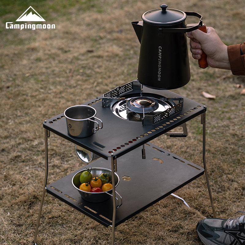 Campingmoon XD-5F IGT Cassette Stove Head Portable Lightweight Modular 1 Unit IGT Camping Butane Gas Stove Standard Nozzle Canister Tank 3.3kw Firepower