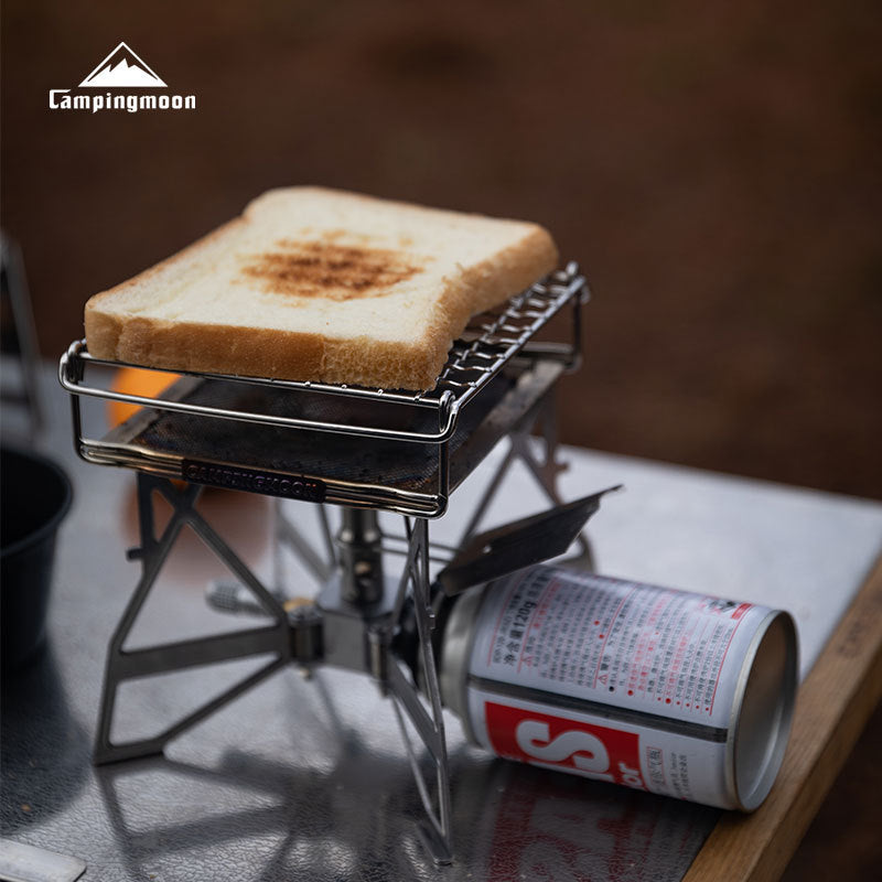 CAMPINGMOON XD-3 Mini Folding Butterfly Stove 3.3kw Firepower Butane Gas Camping Hiking Ultralight Foldable Portable Burner XD-3F XD-3-NE Rocket Stove