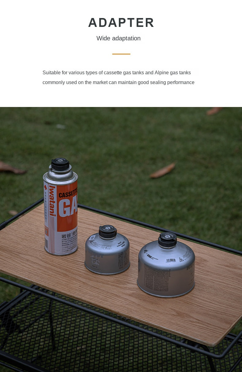 Campingmoon Canister Magnetic Hanging Ring Cover Portable Ultralight Butane Flat Gas Tank Protective Hang Ring For Screw And Nozzle Type Fuel Can