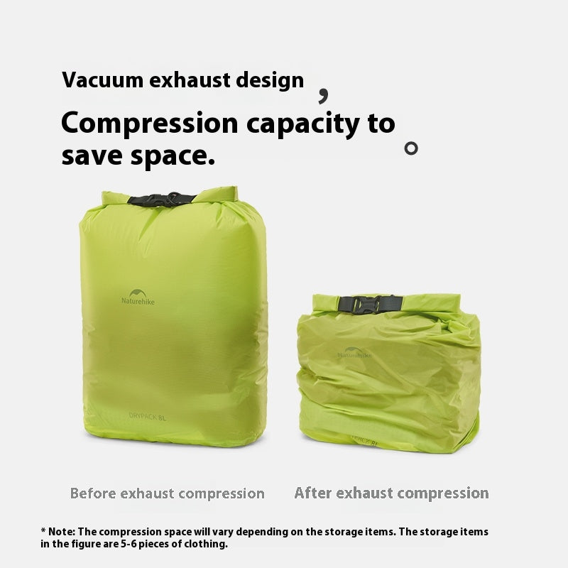 Naturehike Roll Up Dry Storage Bag Roll Top Ocean Pack Waterproof Moisture-Proof Tear Resistant Durable Vacuum Exhaust Compression Expansion