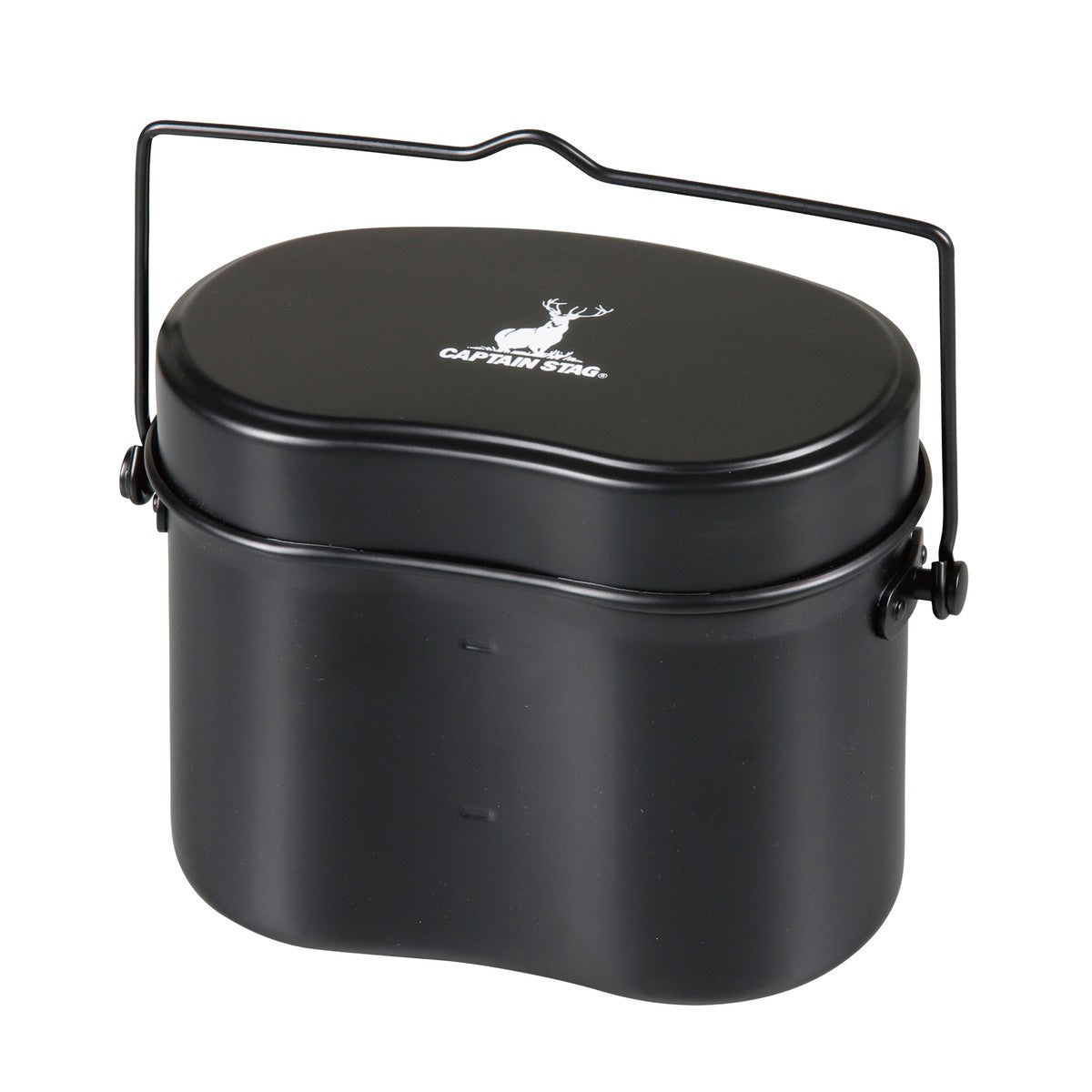 CAPTAIN STAG UH-4118/19 MESSTIN Lunch Box Portable Lightweight Military Style Outdoor Camping Cookware Tableware Anodized Aluminum Iron Material
