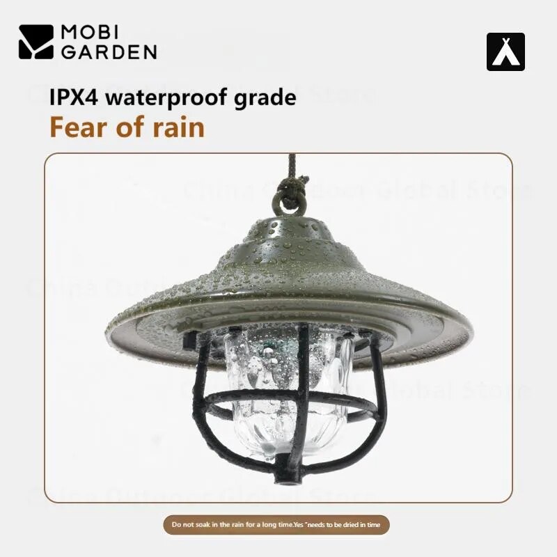 MOBI GARDEN Star Wish Ground Plug Lamp Atmosphere light Ultralight Portable Camping LED Light Outdoor IPX4 Waterproof Hanging Pendant Light Accessories Heavy Duty Original MobiGarden