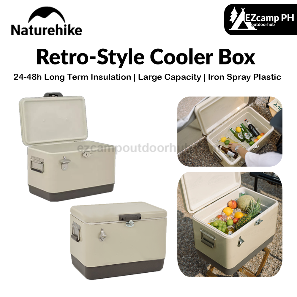 Naturehike Retro-Style Cooler Box Portable Lightweight 29L & 51L