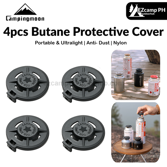 Campingmoon 4pcs Butane Protective Cover Portable Standard Nozzle Type Canister Cap Pack Butane Fuel Gas Leakproof For 250g 220g 120g Can G-4