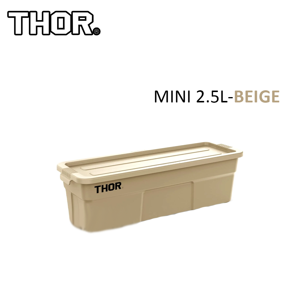 THOR ® Premium MINI 1L and LIMO 2.5L | 5L | 22L | 53L | 75L Stackable Storage Box with Lid Outdoor Rugged Plastic Boxes Wood Tabletop Stand Bracket