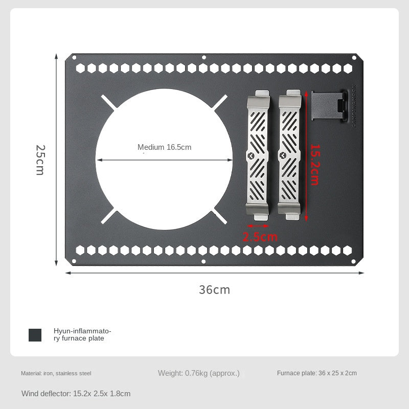Campingmoon XD-5F IGT Cassette Stove Head Portable Lightweight Modular 1 Unit IGT Camping Butane Gas Stove Standard Nozzle Canister Tank 3.3kw Firepower