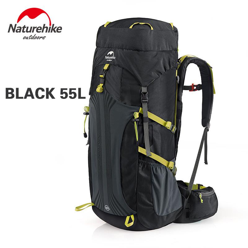 Naturehike 45L | 55L | 65L Professional Hiking Backpack Large Capacity Outdoor Hiking Climbing Mountaineering Rucksack Back Pack Camping Travel Nature Hike