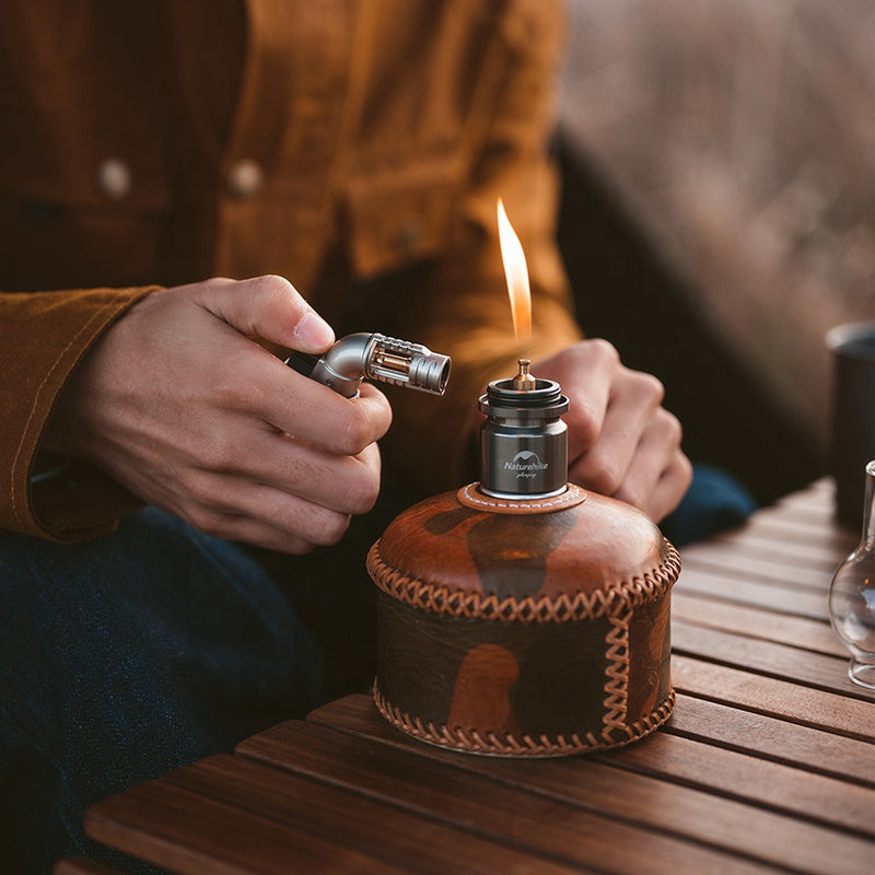 Naturehike Portable Gas Tank Lantern Camping Atmosphere Roman Candle Like Lamp Light Outdoor Camp Ambient Butane Fuel Lighting