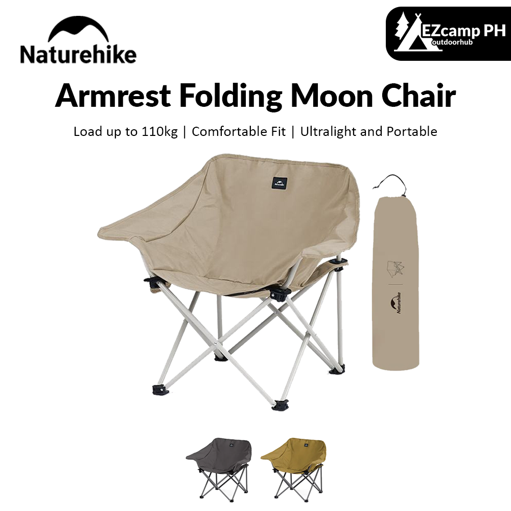 Naturehike Armrest Folding Moon Chair Outdoor Camping Ultralight