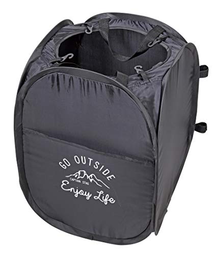CAPTAIN STAG UM-1550/51 MONTE Pop-up Dustbin Portable Lightweight Folding Trash Garbage Bin Storage Container Box Outdoor Camping Polyester Fabric