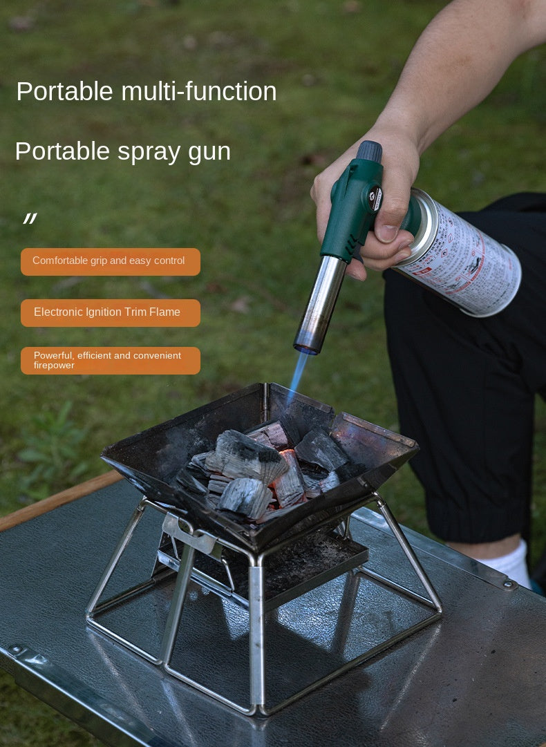 Campingmoon MT-2913-G MT-2913-H High Power Butane Gas Blow Torch Outdoor Portable Charcoal Grill Burner Hand Igniter Cartridge Spitfire Spray Gun