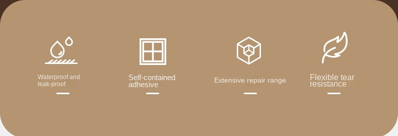 Mobi Garden TPU Repair Subsidy Portable Multi-use Emergency Repair Patches Waterproof Outdoor Camping Emergency Tear Cut Hole Adhesive Canopy Air Inflatables Bed 3pcs Pack