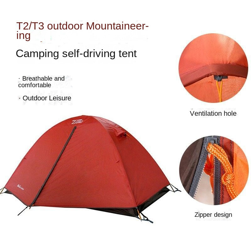 Mobi Garden T-Series Camping Tent Outdoor 2-3 Persons Alphine Professional Tent Waterproof Portable Ultralight Breathable 3 Season Double-Layer
