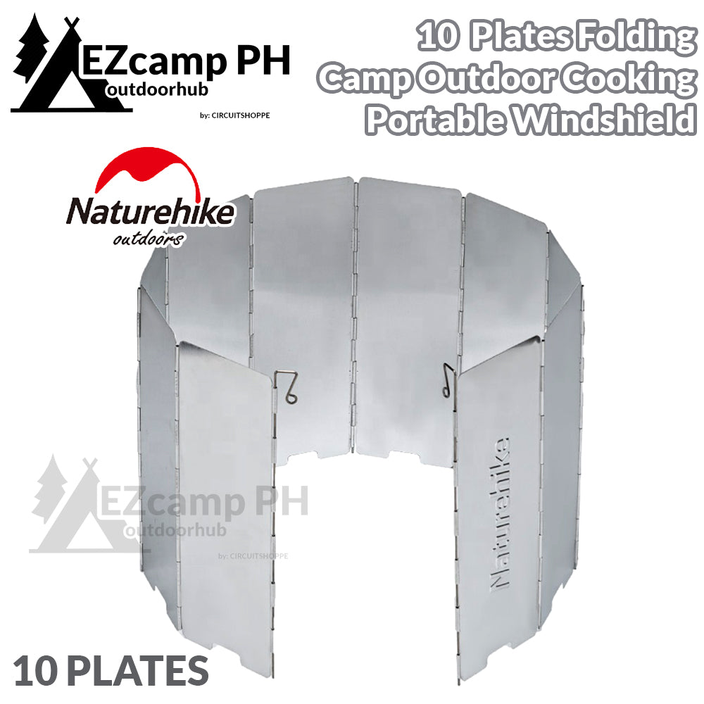 Naturehike Slice Plates Aluminum Alloy Outdoor Cooking Windshield Wind Screen Shield Breaker Folding Board Gas Stove Fire Cook Windscreen Deflector
