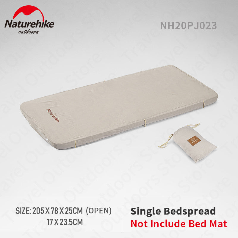 Naturehike Cotton Air Mat Bedspread 1-2 Persons Cotton Moisture-Absorbing Highly Durable Breathable Mattress Dust Cover Air Cushion Pad Bedroom Rest