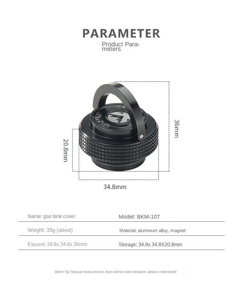 Campingmoon Canister Magnetic Hanging Ring Cover Portable Ultralight Butane Flat Gas Tank Protective Hang Ring For Screw And Nozzle Type Fuel Can