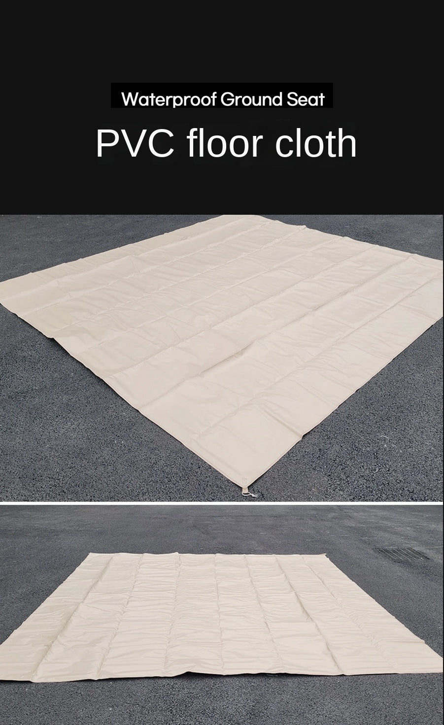 Coody PVC Groudsheet Floor Mat For AIR Inflatable Tent 8.0 10.0 13.6 17.2 Hub Shelter Aurora Dome Portable Ground Sheet Moisture-proof Field Mattress Add-on Accessories