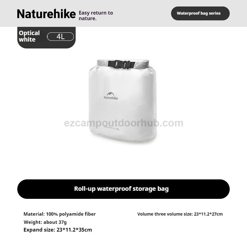 Naturehike Roll Up Dry Storage Bag Roll Top Ocean Pack Waterproof Moisture-Proof Tear Resistant Durable Vacuum Exhaust Compression Expansion