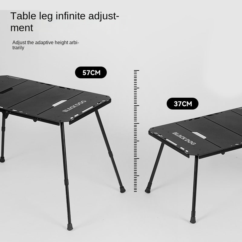 Blackdog Modular IGT Tactical Folding Table Portable Lightweight Multifunctional Foldable Table Outdoor Camping Load Bearing 40kg Aluminum Alloy