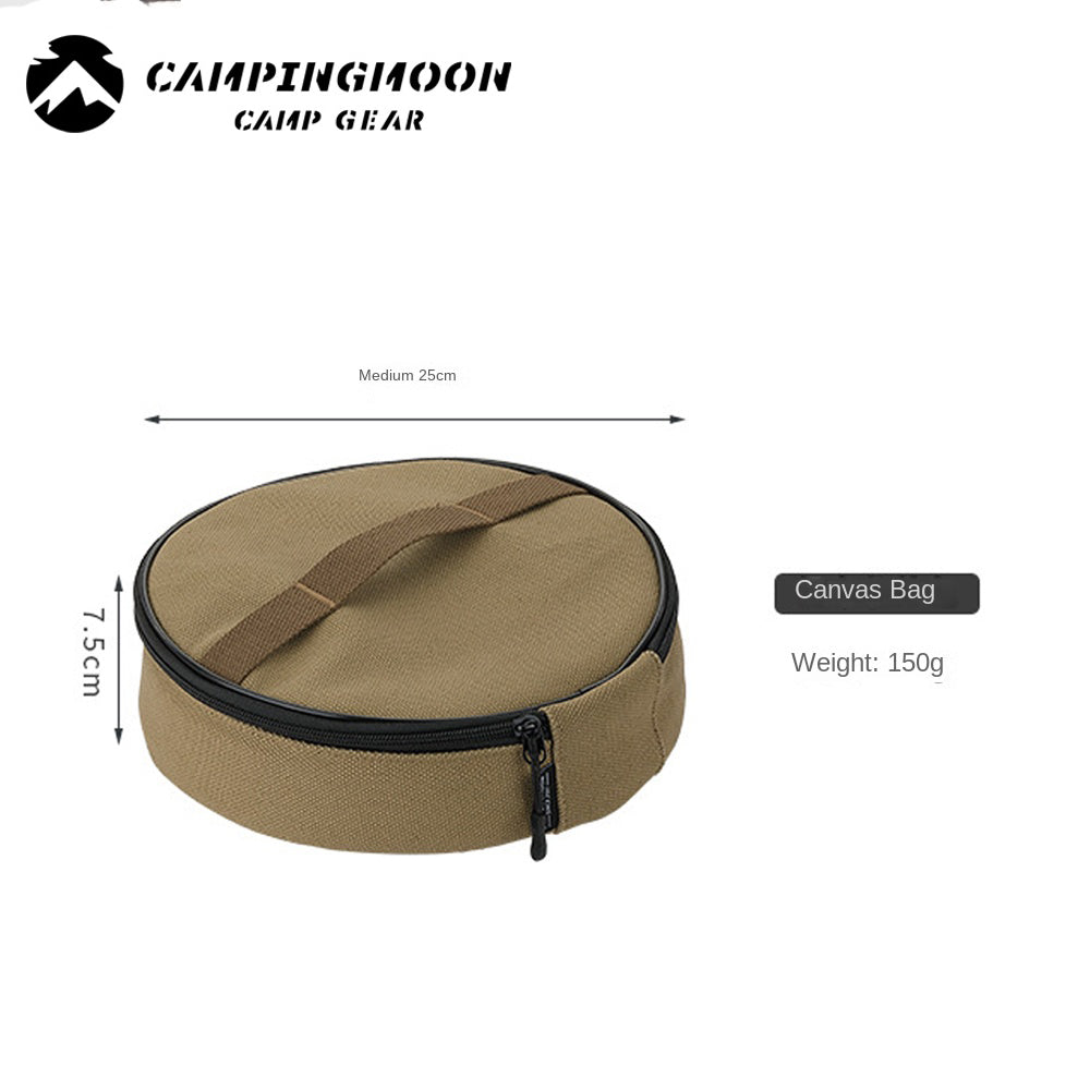 Campingmoon S397 Series Dish Plate Set Stainless Steel Tableware Anti-Corrosion Outdoor Camping Sold Set Or Per Piece With Optional Storage Bag