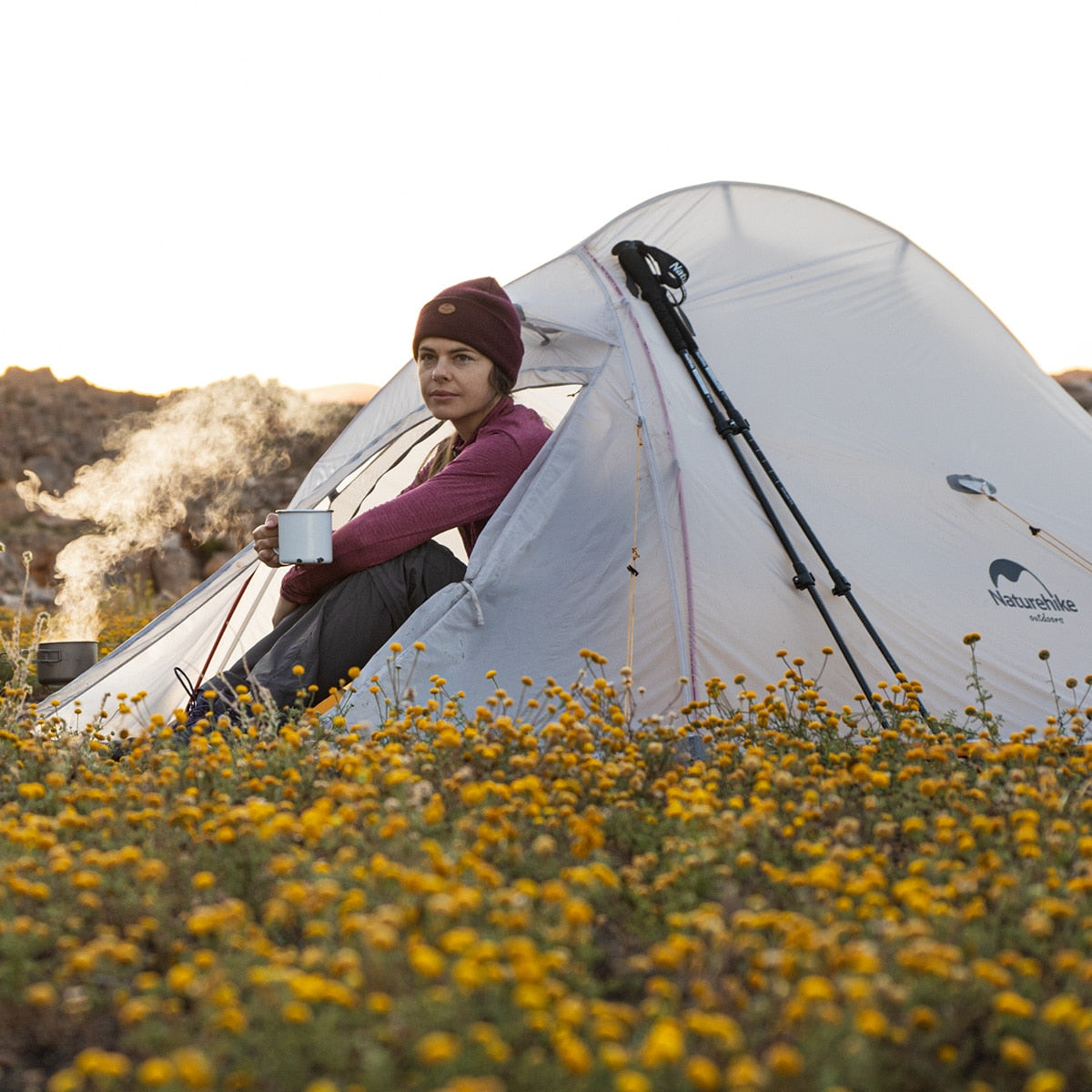 Naturehike CLOUD UP 2 Person 10D Ultralight 930g Camping Professional Tent Waterproof Windproof Ultra Lighweight Nature Hike Hiking Backpacking