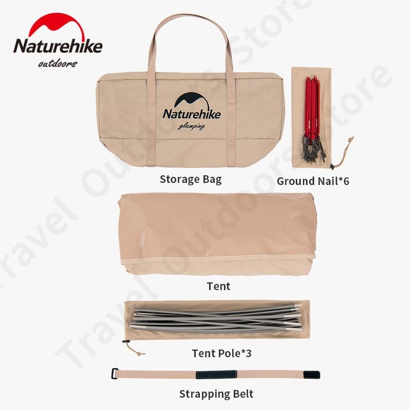 Naturehike HIBY Series Mini Pet Tent Cat Dog Small Animal Camping House Waterproof Portable Self Standing Fast Build Breathable Polyester 2 Door