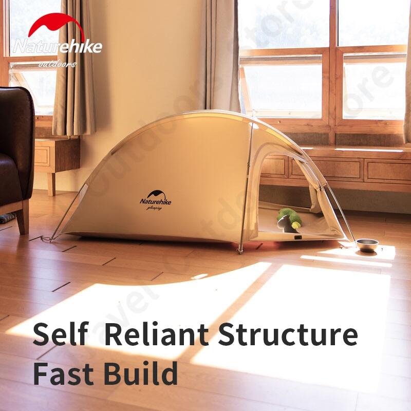 Naturehike HIBY Series Mini Pet Tent Cat Dog Small Animal Camping House Waterproof Portable Self Standing Fast Build Breathable Polyester 2 Door