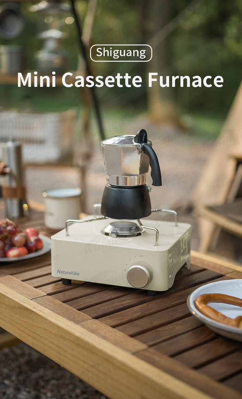 Naturehike Camping Gas Stove MINI Cassette Furnace Outdoor Camping Supplies Cooker 970g Portable Cooking Stove BBQ Picnic Burner Nature Hike