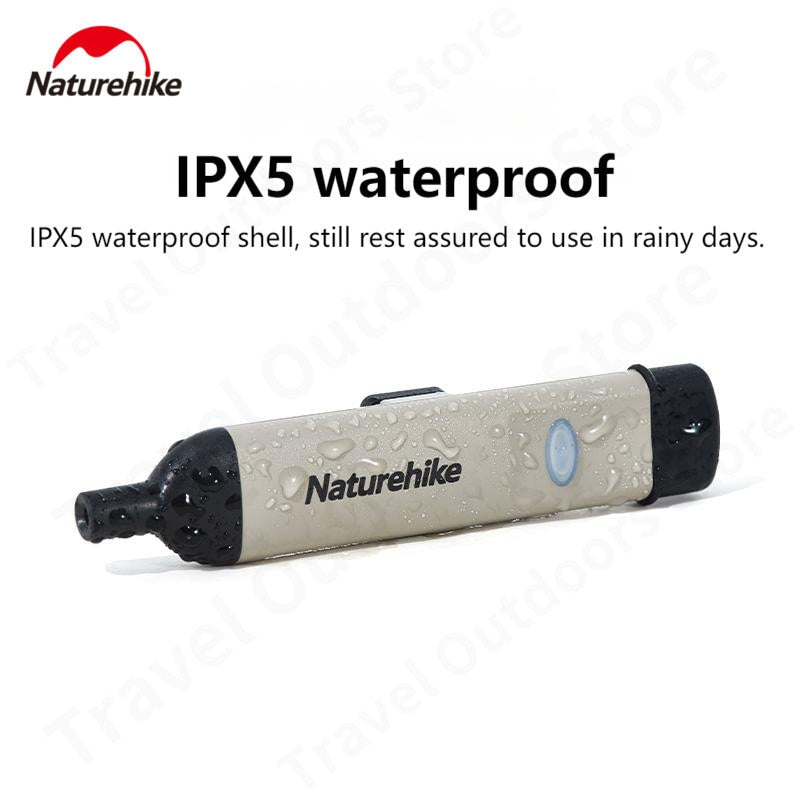 Naturehike Safety Warning Wind Rope Light Portable Lightweight 4 Modes Lighting String Lights Guide Lines Warning Atmosphere Ambient IPX5 Waterproof USB Charging Outdoor Camping Beach Travel Original Nature Hike