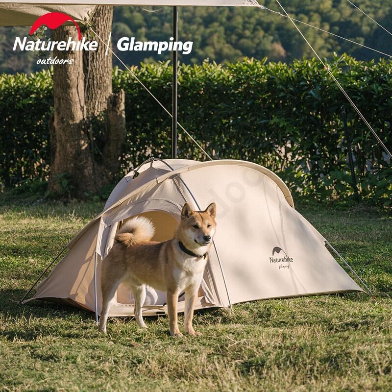 Naturehike HIBY Series Mini Pet Tent Cat Dog Small Animal Camping House Waterproof Portable Self Standing Fast Build Breathable Polyester 2 Door