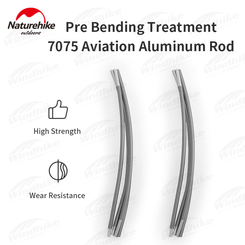 Naturehike Bending Rod Anti-Rollover Hammock Portable Lightweight Flying Boat Outdoor 2 Person Hammock Large Space Duyan Swing up 200kg Max Load Camping Hiking Picnic Beach Travel Heavy Duty Original Nature Hike