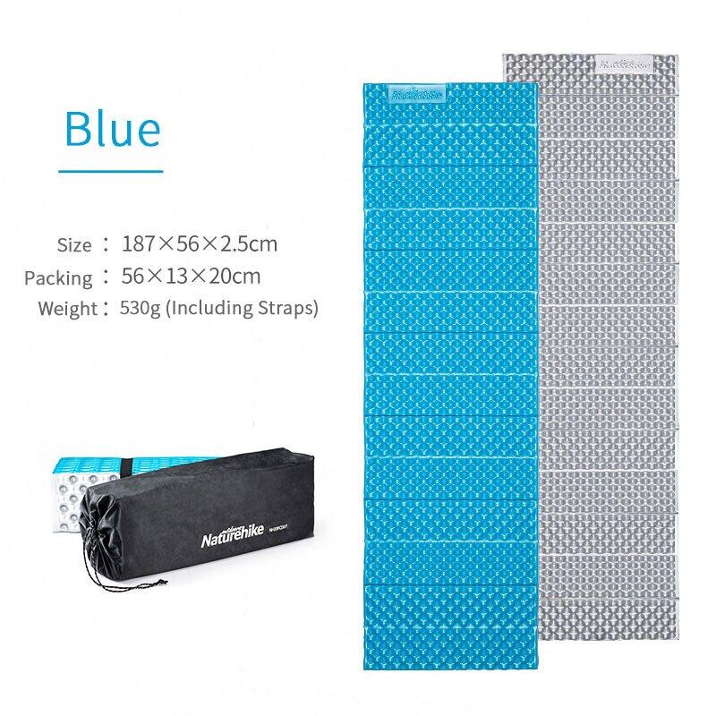 Naturehike Camping Mat Foldable 2.5CM Thickness Ultralight Egg Nest Tray Sleeping Mat Moisture Proof Foam Pad Soft Portable Tent Mat IXPE