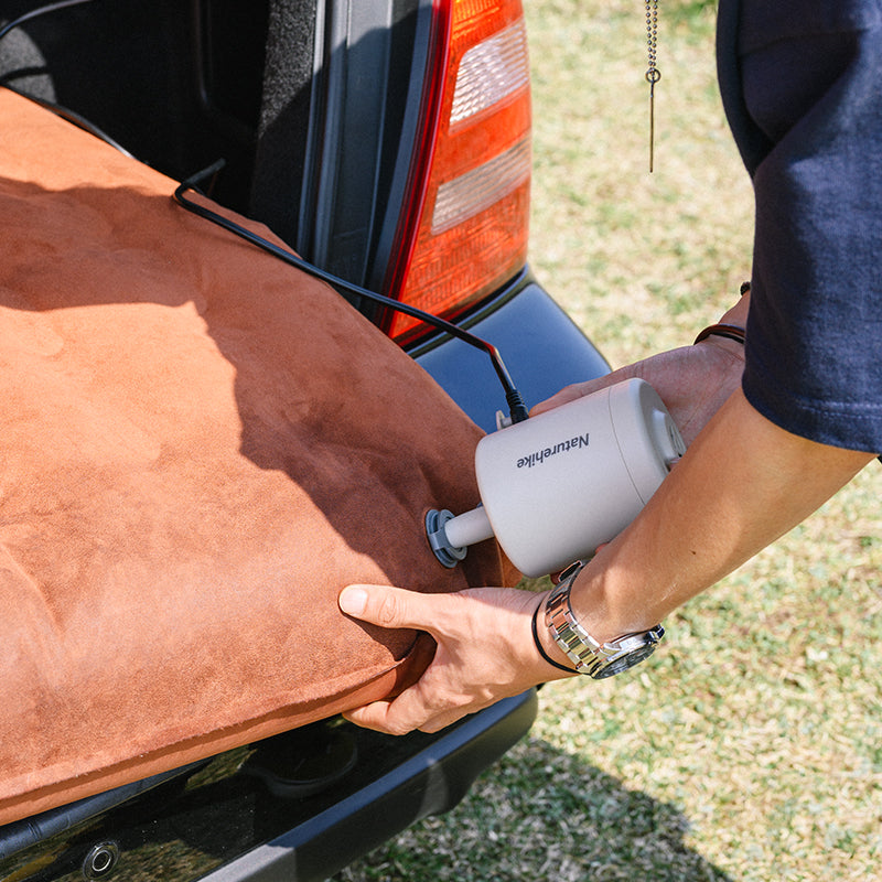 Naturehike High-Power Electric Air Pump Outdoor Portable Ultralight Camping Fast Inflate Deflate Electric Vacuum Pump For Air Cushion Mattress Pillows Inflatable Bed Campig Hiking Picnic Beach Travel Heavy Duty Original Nature Hike