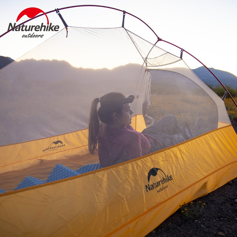 Naturehike CLOUD UP 2 Person 10D Ultralight 930g Camping Professional Tent Waterproof Windproof Ultra Lighweight Nature Hike Hiking Backpacking
