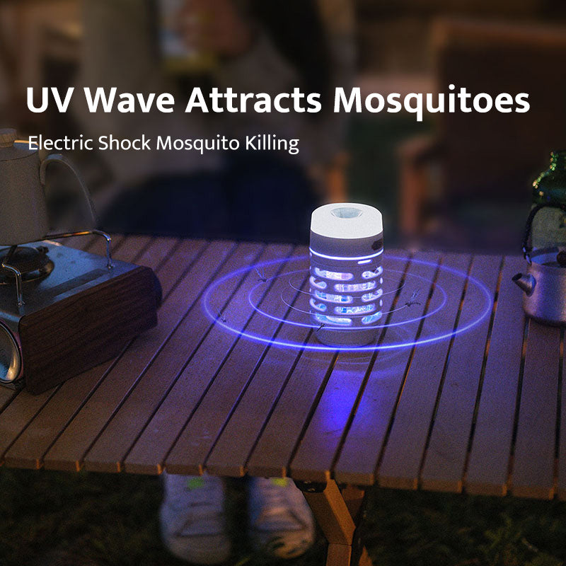 Naturehike Outdoor Mosquito Killer Lamp LED Light Insect Killing Multifunction Camping Lighting USB Rechargeable Lantern IP44 Waterproof