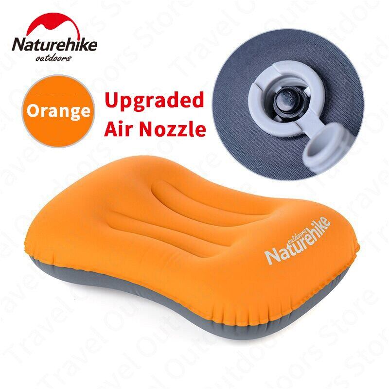Naturehike AEROS Series Inflatable Pillow Portable Ultralight Air Inflatable TPU Pillow With Optional Comfortable Pillow Cover Case Inflate Inflating Camping Outdoor Hiking Beach Picnic Travel Original Nature Hike