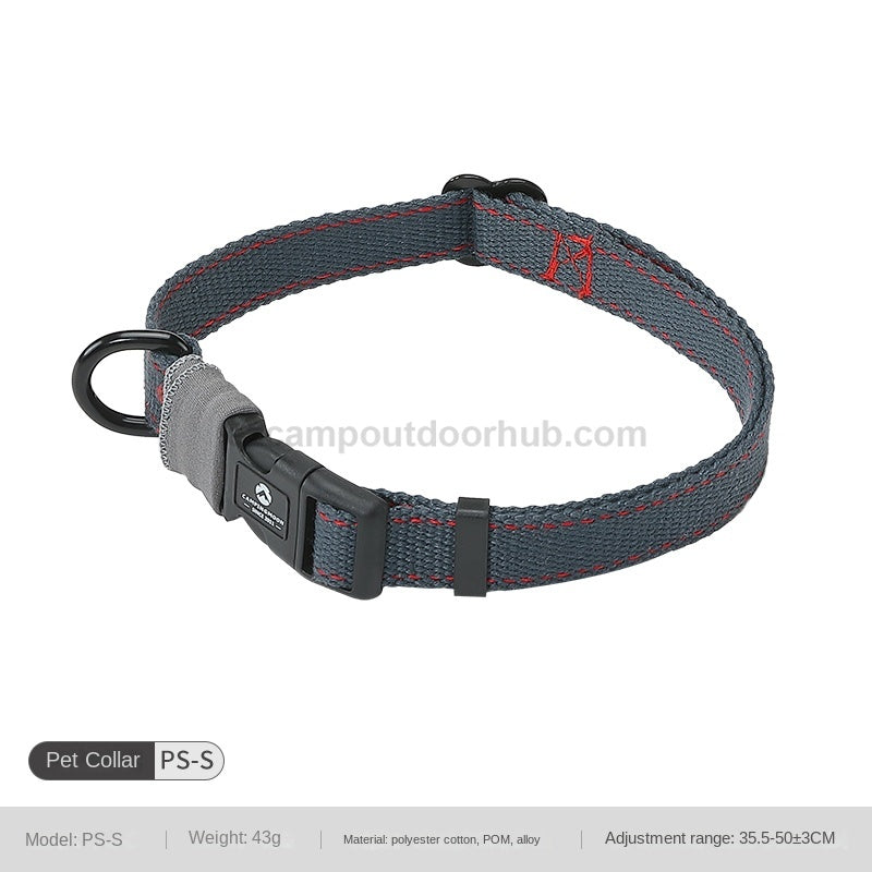 Campingmoon Reflective Dog Pet Collar & Leash Comfortable Durable Adjustable Traction Rope 360° Free Rotation Knot Pet Supplies PT-160 PT-S