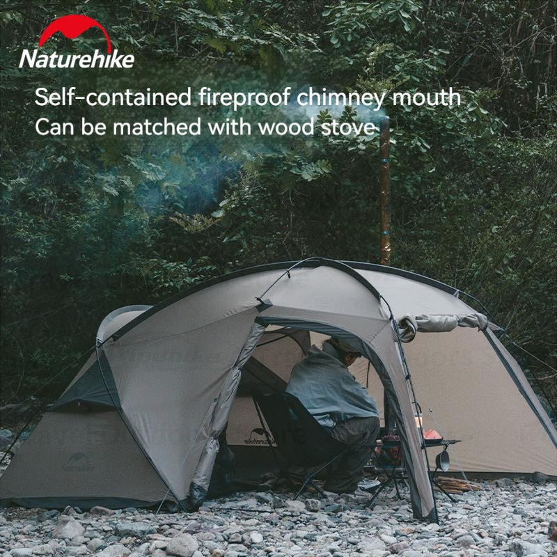 Naturehike Ultralight 1 Bedroom 1 Living Room Hiking Backpacking 4 Season Portable Camping Tent 2 Person Waterproof Windproof Large Space Only 4.4kg