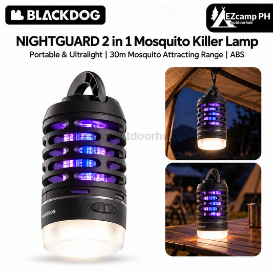 Blackdog NIGHTGUARD 2 in 1 Mosquito Killer Lamp Insect Zapper LED Camping Lantern Outdoor Light