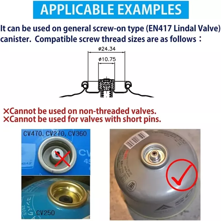 CAMPINGMOON Z26 Z33 Z34 Z35 Gas Tank Adapter Outdoor Connector Extension 3 4 5 Pins Splitter Stove Lamp Candle Like Lantern Light Accessories Adaptor For Screw Type Butane Fuel Canister Camping Hiking Beach Travel Original Camping Moon