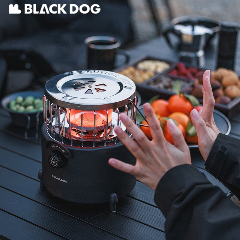 BLACKDOG Multifunctional Heating Stove 2480W High Power Furnance Water Boiler Butane Canister Gas Burner Oven Outdoor Camping Winter Heater Adjustable